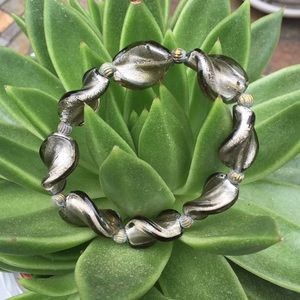 Glass Beaded Stretchy Bracelet